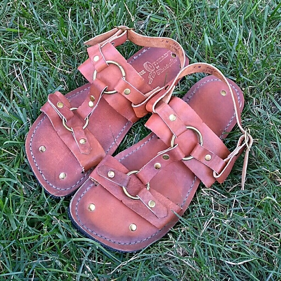 vintage tire tread sandals